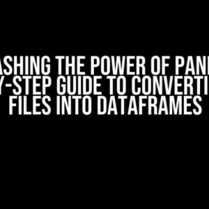 Unleashing the Power of Pandas: A Step-by-Step Guide to Converting JSON Files into Dataframes